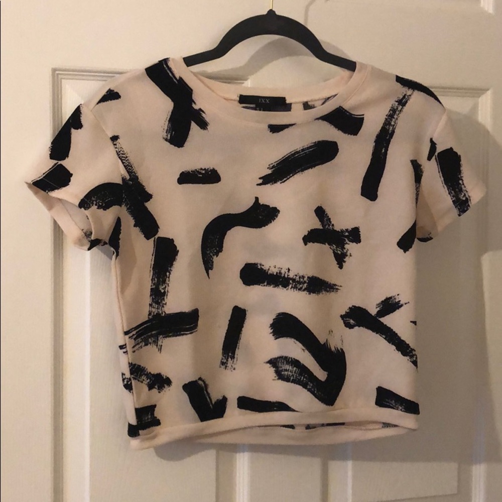 Forever21 Abtstract Crop Top